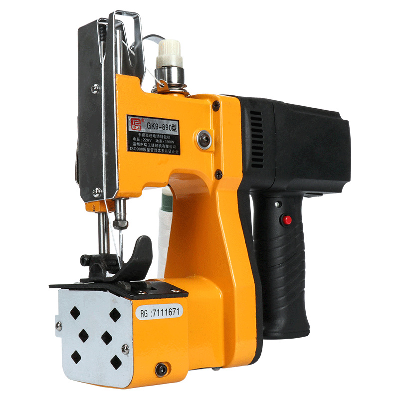 [Entrega de una sola pieza] Ruigong 890 máquina de coser eléctrica de mano máquina de sellado de tejido de mano