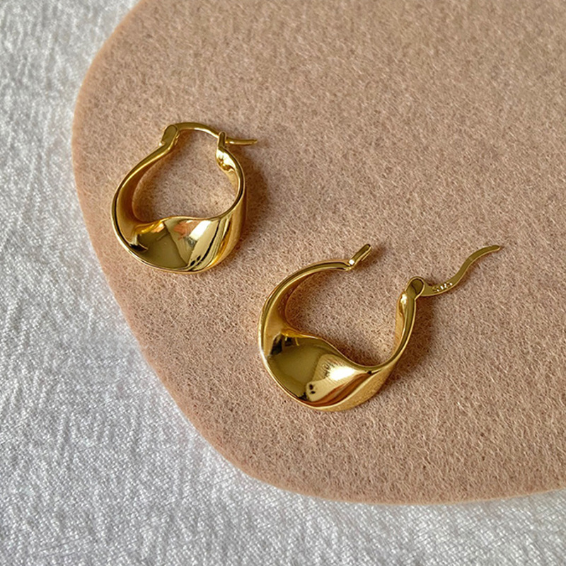 Elegant Geometric Copper Plating Earrings 1 Pair