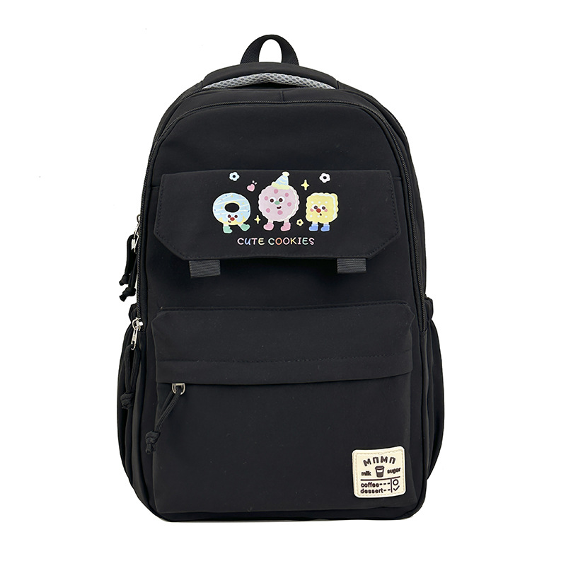 书包女生初中生高中生大容量ins风双肩包2025新款大学生简约背包