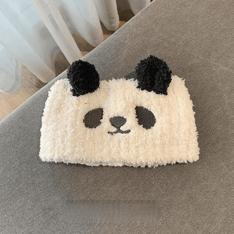秋と冬の豪華な産後ヘッドバンド女性用かわいいパンダワイドヘッドバンドマタニティヘッドスカーフ産後ヘッドギア額プロテクター|undefined