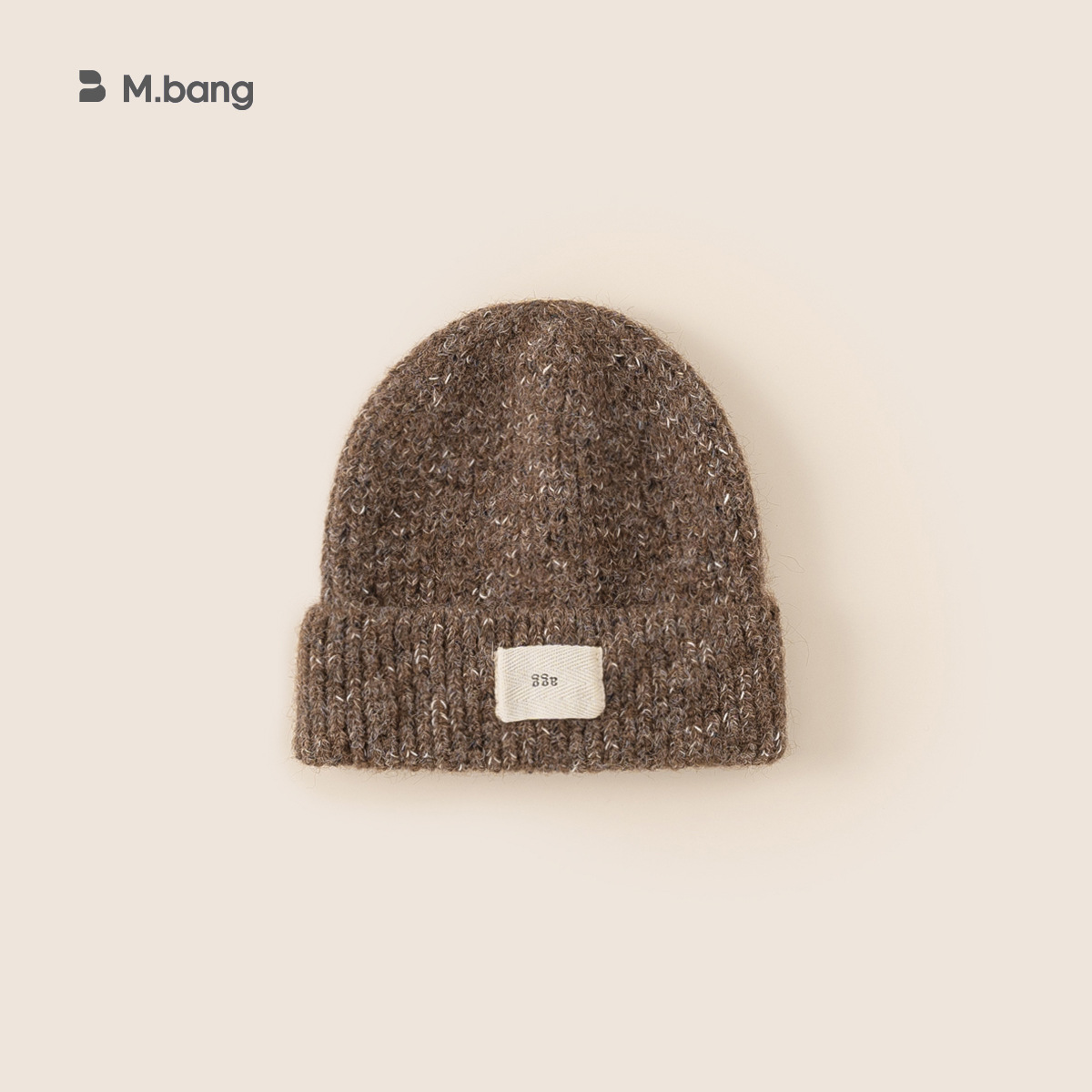 Yubao niños INS etiqueta de tela mixta sombrero de punto otoño invierno niñas sombrero frío sombrero de etiqueta de letras extranjeras