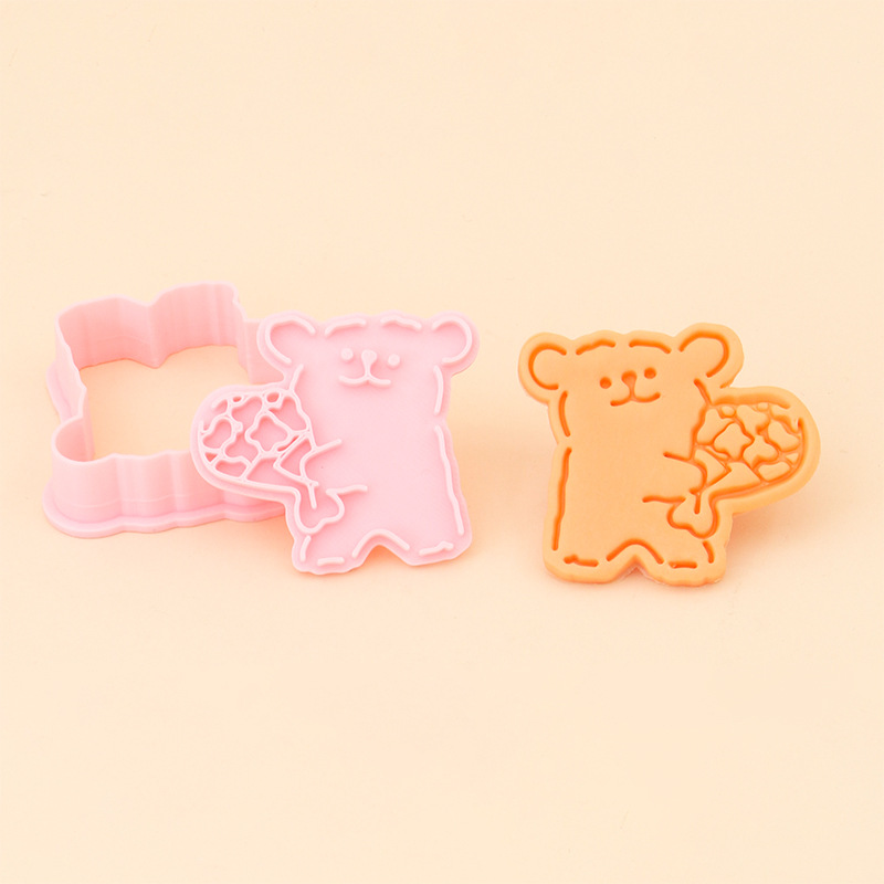 Molde para galletas con forma de cachorro y dibujo de línea, con patrón de dibujos animados en 3D, herramienta realista para hacer galletas de mantequilla DIY. image 14