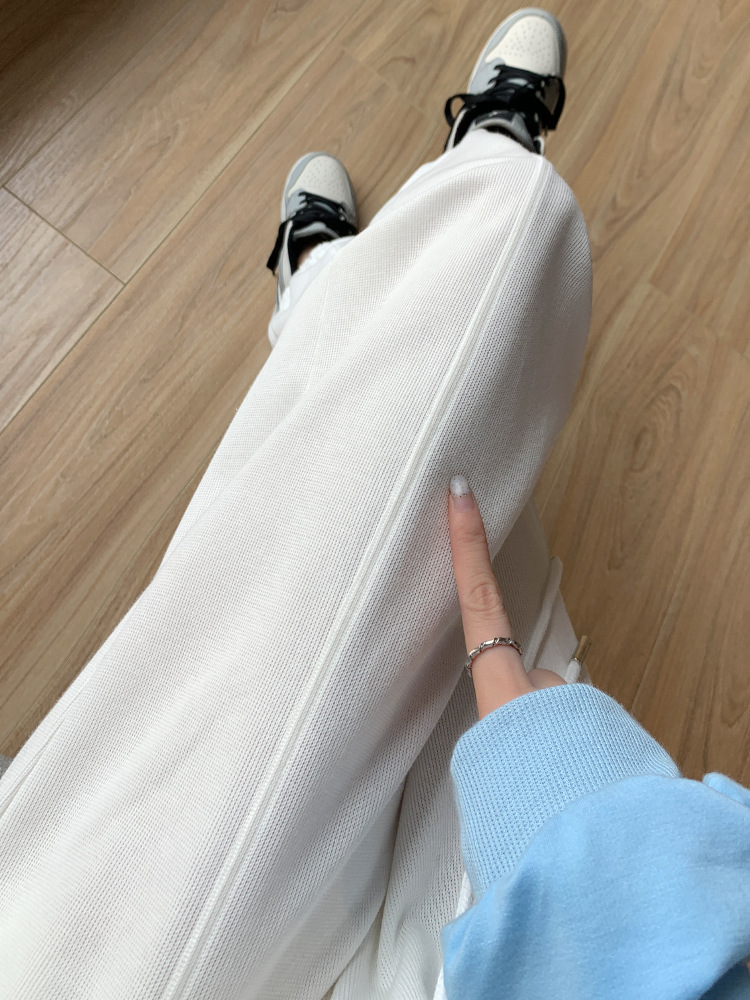 Pantalones Deportivos Jogger para Mujer de Algodón y Poliéster, Ligeramente Elástico, para Deporte