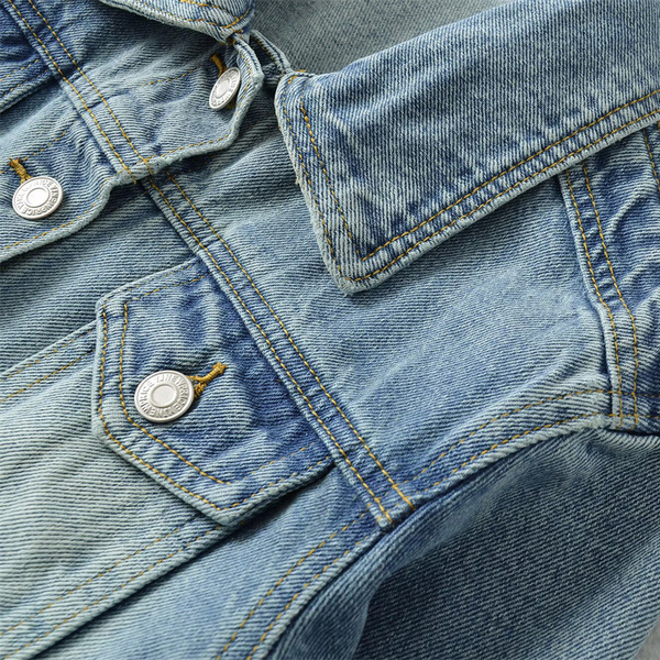 Retro short denim spring jacket