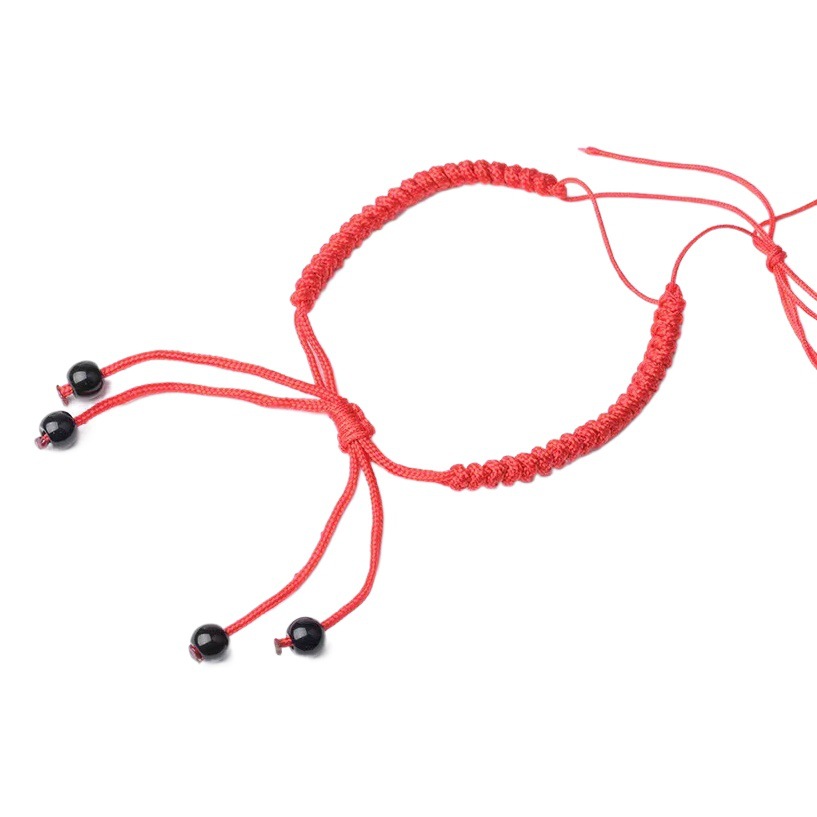 Supply Diamond Knot bracelet rope semi-finished hand woven adjustable men's and women's wearable 3D hand brand lovers