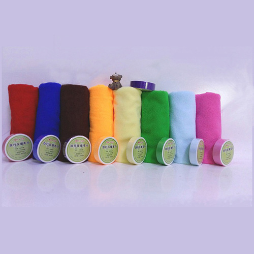 Wholesale Compressed Towels Superfine Fiber Colorful Disposable Towels Travel Portable Foreign Trade Compressed Towels