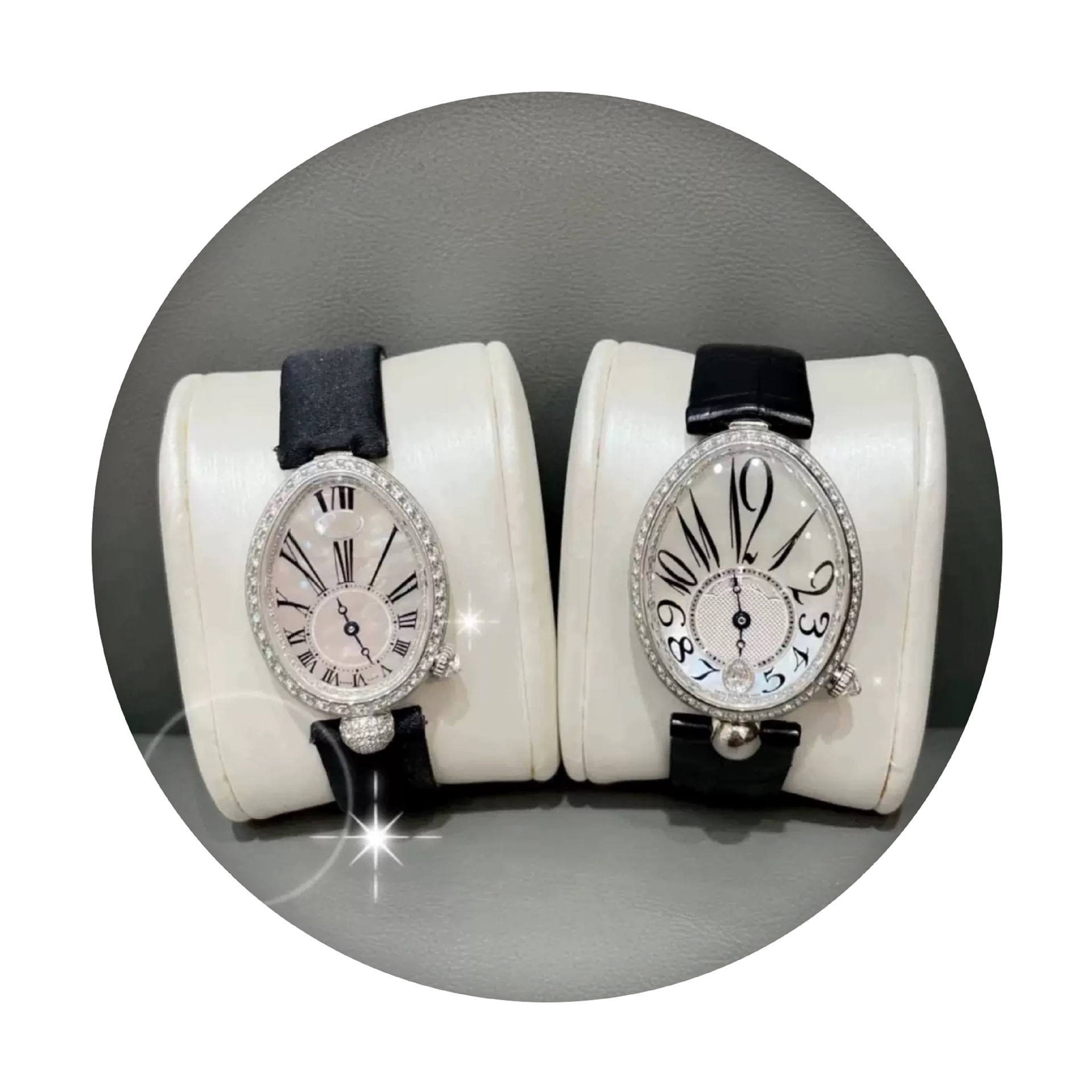 Ta Factory Nl Factory Pigeon Egg Trendy Diamond Oval Naples Queen Automatic Mechanical Watch Fashion Women's Watch