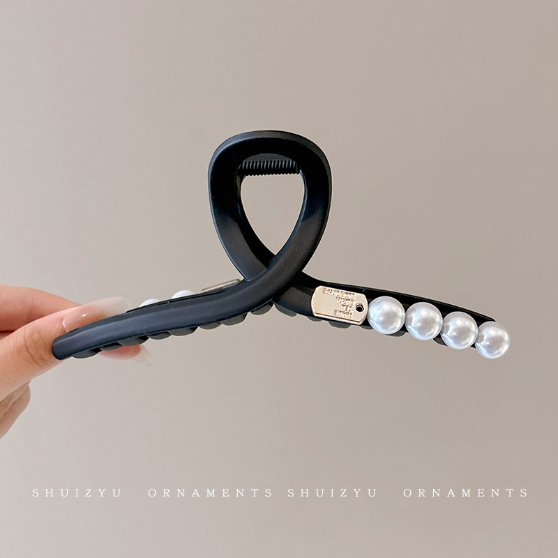 2025 nuevo clip de agarre de amor para mujer, gran volumen de cabello, horquilla, horquilla de tiburón de alta calidad, horquilla de tiburón, accesorios de principios de primavera