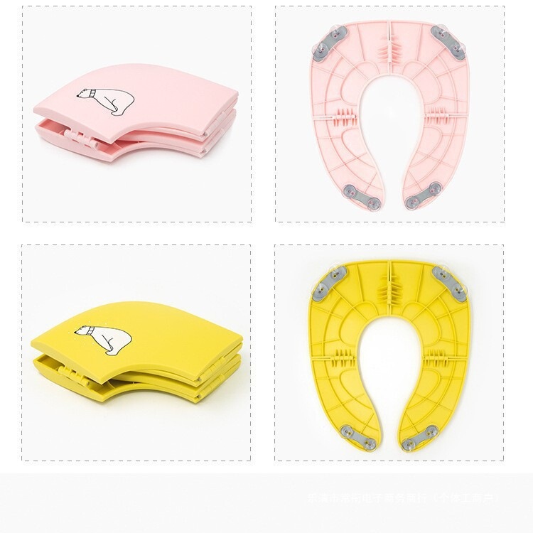 ホテル旅行用トイレマット子供用折りたたみ式ベビー折りたたみ式トイレマット便座収納なし|undefined