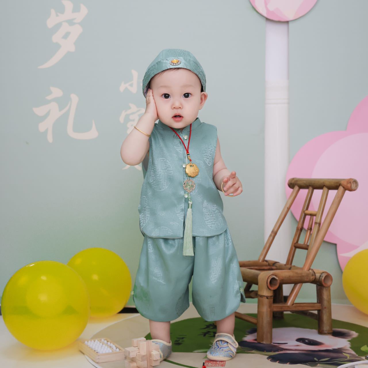 如意福绿色