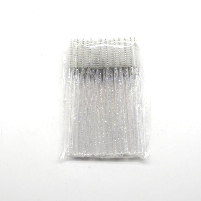 Nueva barra de cristal color cepillo de cejas cepillo de cejas cepillo de cejas portátil multipropósito cepillo pequeño 50 un paquete