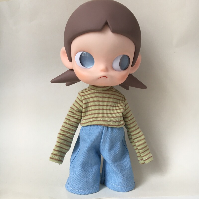Zsiga Movable Doll's Dream Place Bjd Doll Baby Clothes Gaazi Sister Clothes Stripesd Autumn and Winter Top Suit