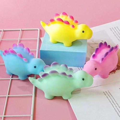 Decompression Ball Toy Flour Ball Cute Cartoon Dinosaur Pinch Stegosaurus Vent Toy Hot Selling Slow Rebound Creative