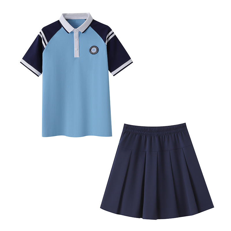江西省九江市校服中小学生班服幼儿园园服运动服夏季学院风套装|undefined