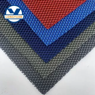 全涤纶纬编吸湿排汗透气三明治网布 320gsm鞋材办公椅网吧椅