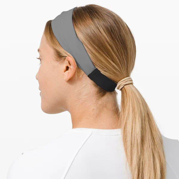 lulu yoga hair band Sports men's and women's antiperspirant band basketball running fitness sweat-absorbent headscarf hair band sweatband