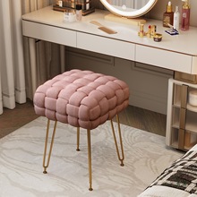 网红轻奢感ins梳妆椅化妆台凳子女生卧室时尚门口换鞋凳