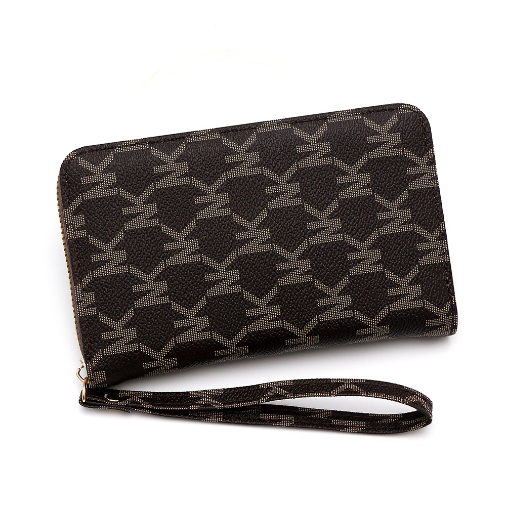 Nuevo bolso de mujer impresa bolso de mano de mujer gran capacidad bolsa de tarjetas casuales bolsa de cambio bolsa de licencia de conducir bolsa