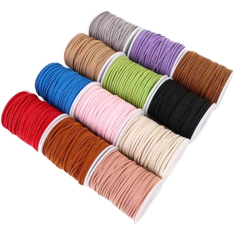 Coreano terciopelo deerskin cuerda floral terciopelo cinta ramo fresco cinta DIY regalo vaca cadena regalo decoración de la torta