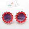 Brand children's sunglasses, sun protection cream suitable for photo sessions, flowered, UF-protection