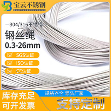 成都316涂塑不锈钢包塑钢丝绳1mm不锈钢钢丝绳钢丝绳多少钱一米