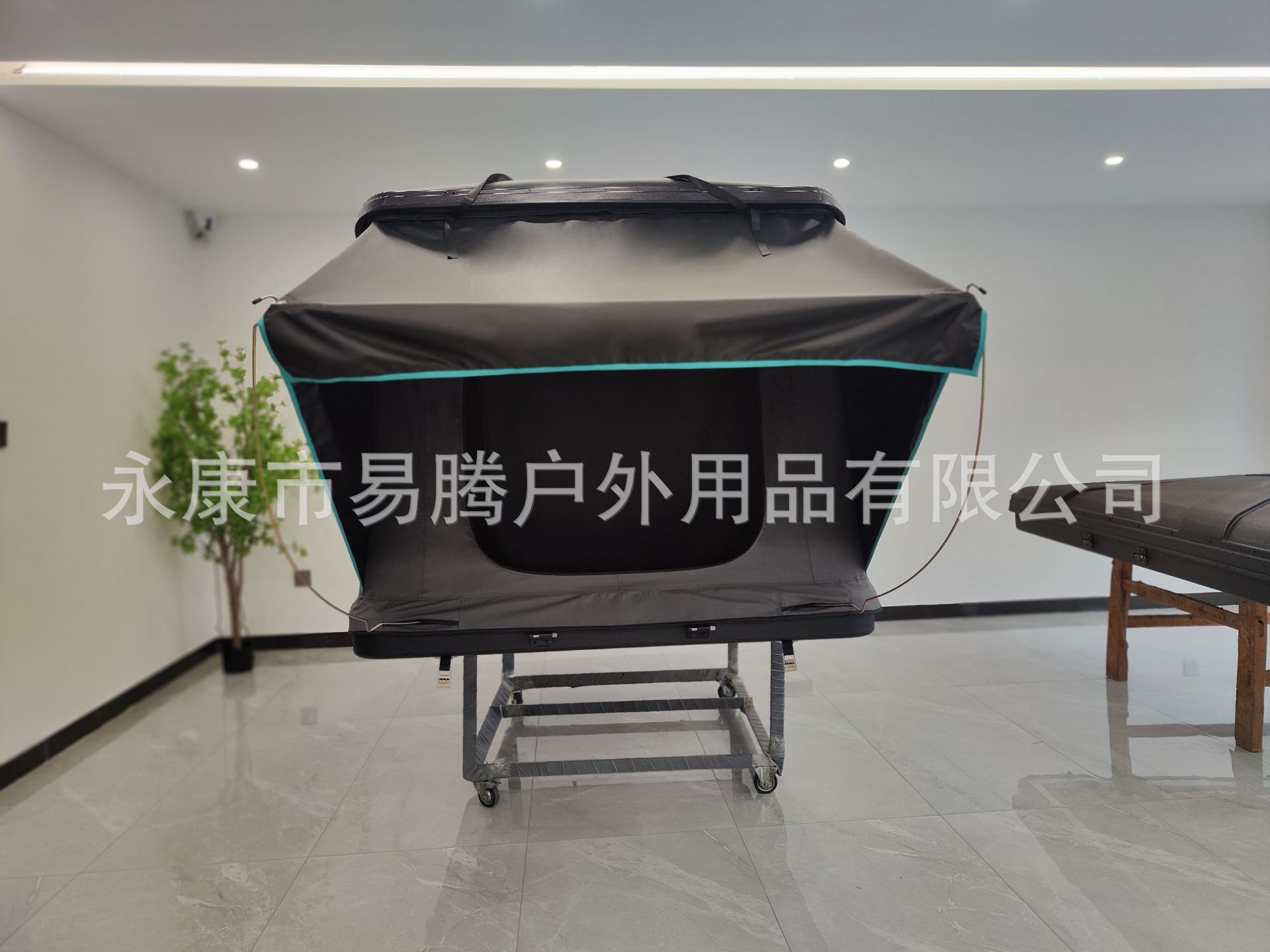 Cross-Border Abs Composite Triangular Tent Outdoor Camping Quick-Opening Folding Tent Suv Car Roof Tent