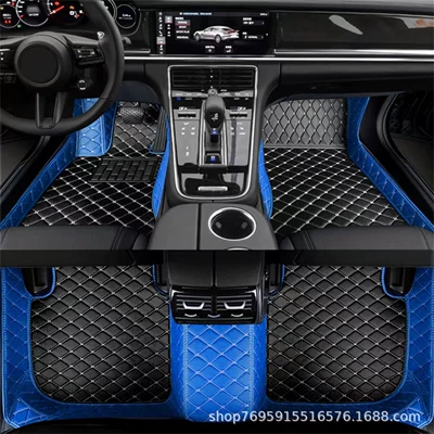 Cross-Border Hot-Selling Color-Blocked Car Floor Modelə uyğun ayaqaltı