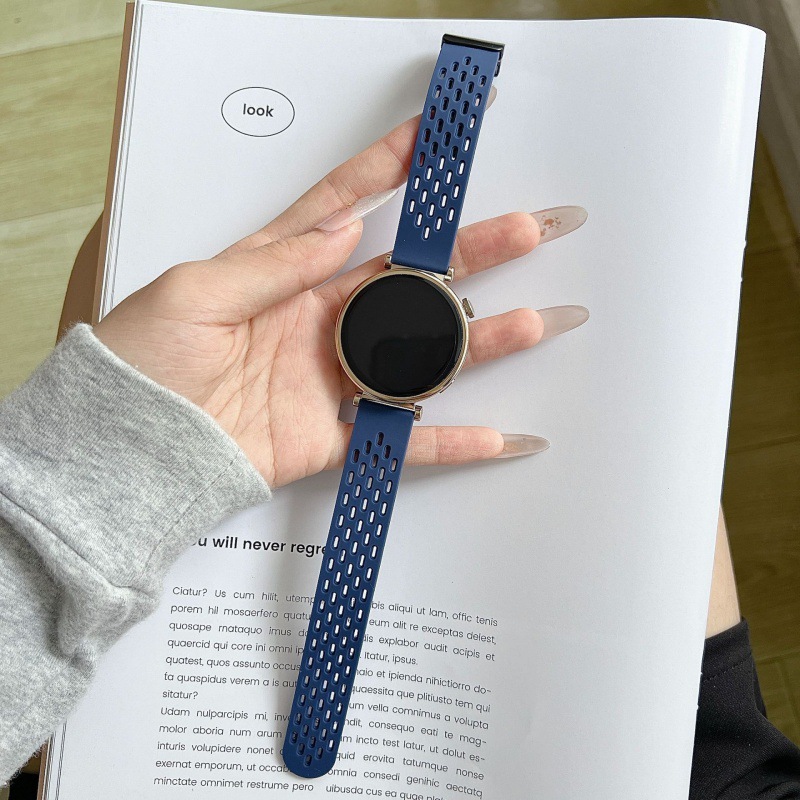 For Huawei GT4 Watch Strap New Women's Silicone Magnetic GT3GT2 Men's Summer Breathable Watch3/4pro