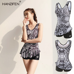 2024 new fashion swimwear for women, belly-covering, slimming, quick-drying one-piece, conservative, professional hot spring swimwear wholesale