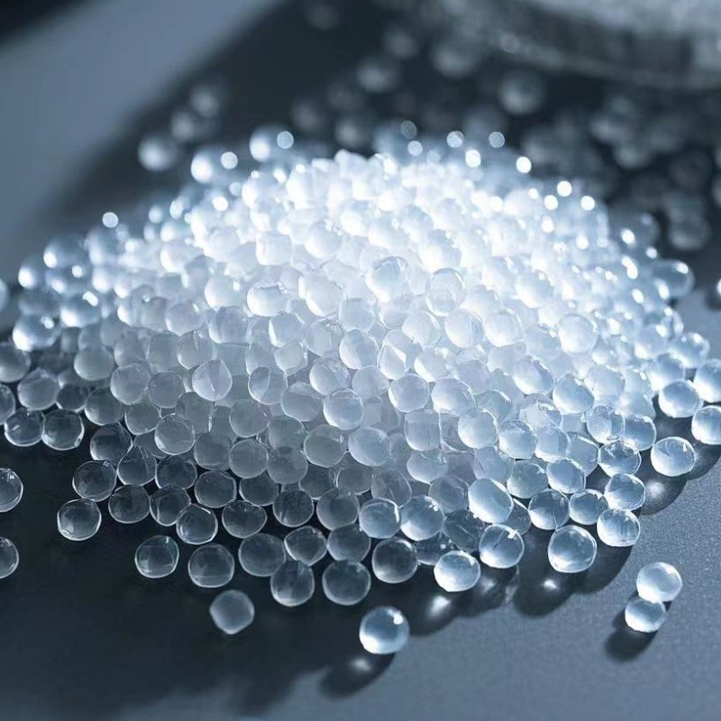 PVC胶料厂家高透明玩具颗粒食品级公仔粒子欧盟环保流动性好80A