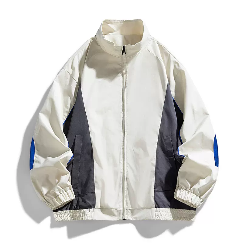 2025秋季新款外套中性风拼色宽松立领棒球服户外运动潮流休闲夹克