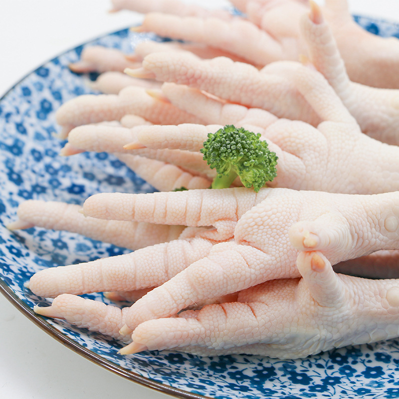 冷冻生鸡爪商用生鲜食材新鲜酸辣泡椒大号凤爪非无骨鸡脚批发包邮