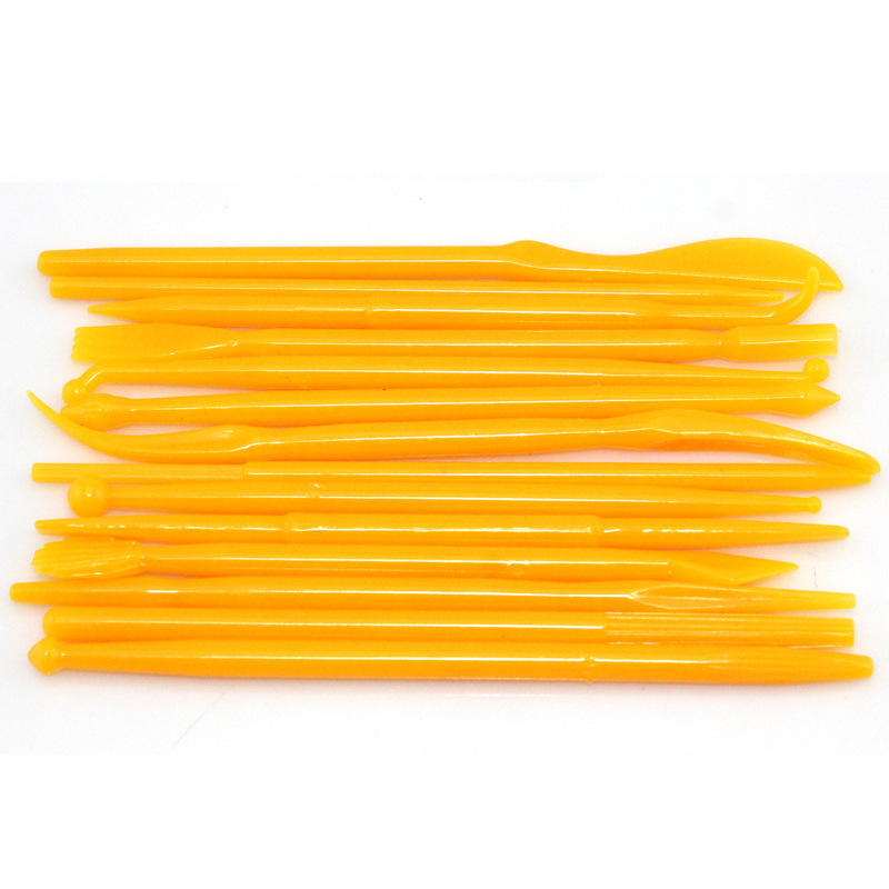 Juego de 5 Herramientas de Cerámica para Trabajar la Arcilla, Cuchillos para Esculpir Arcilla, Herramientas de Escultura de Arcilla de Doble Cabeza para Niños, Venta al por Mayor