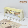 Fashionable brand capacious pencil case PVC, high quality stationery for elementary school students, storage bag