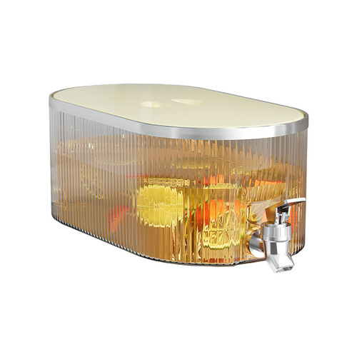 Refrigerator cold kettle with faucet household cold kettle large capacity beverage bucket high temperature resistant anti-fall cold brew kettle juice jug