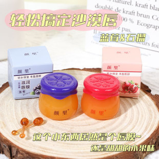 Yanli Little Honey Pot Jelly Lip Mask Moisturizing Anti-Drying Moisturizing Lip Care Fading Lip Lines Fruit Lip Balm Mask