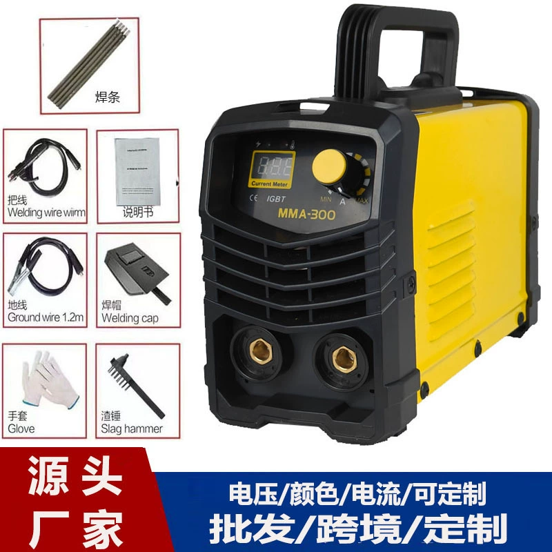 Переносной мини-сварочный аппарат MMA250, американский стандарт 110В, инверторный, для дома, портативный