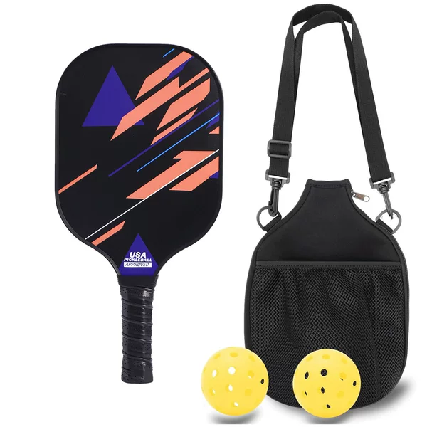 Lightweight Pickleball Racket Tote Bag Beginner Professional Pickleball Racket Fiberglass Set Cross-Border Trade