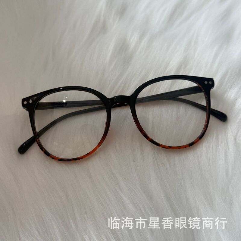 欧美ins猫眼眼镜框女潮流时尚防蓝光眼镜跨境外贸韩版撞色眼镜框|undefined