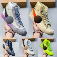 ��ԭOff-White�_���߸ߎͰ�ЬBlazer Mid����Ь��ħ�Ϲ��\�ӳ�Ь