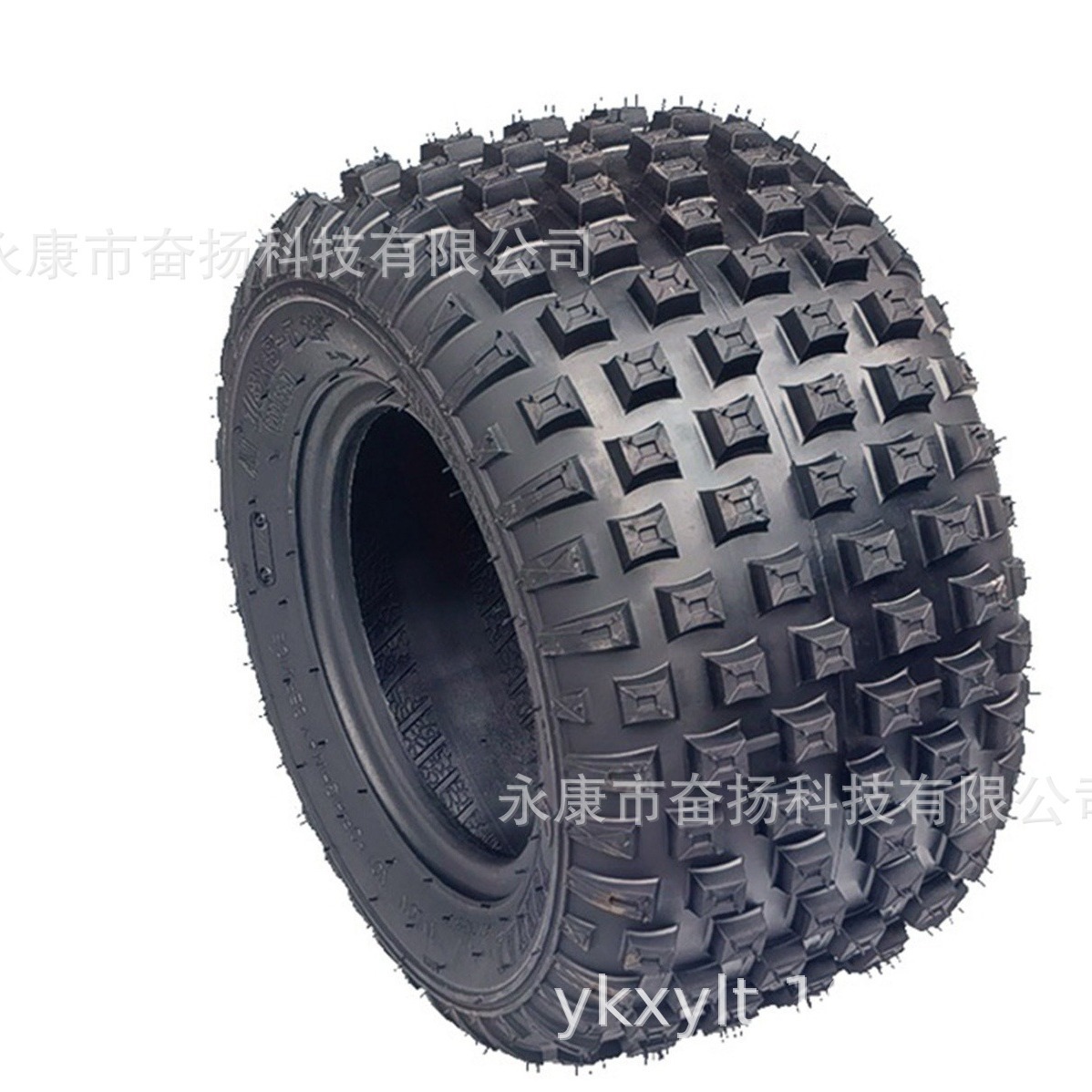 ATV16x8-7四轮沙滩车卡丁车7寸加厚真空胎公路越野轮胎轮毂内胎配