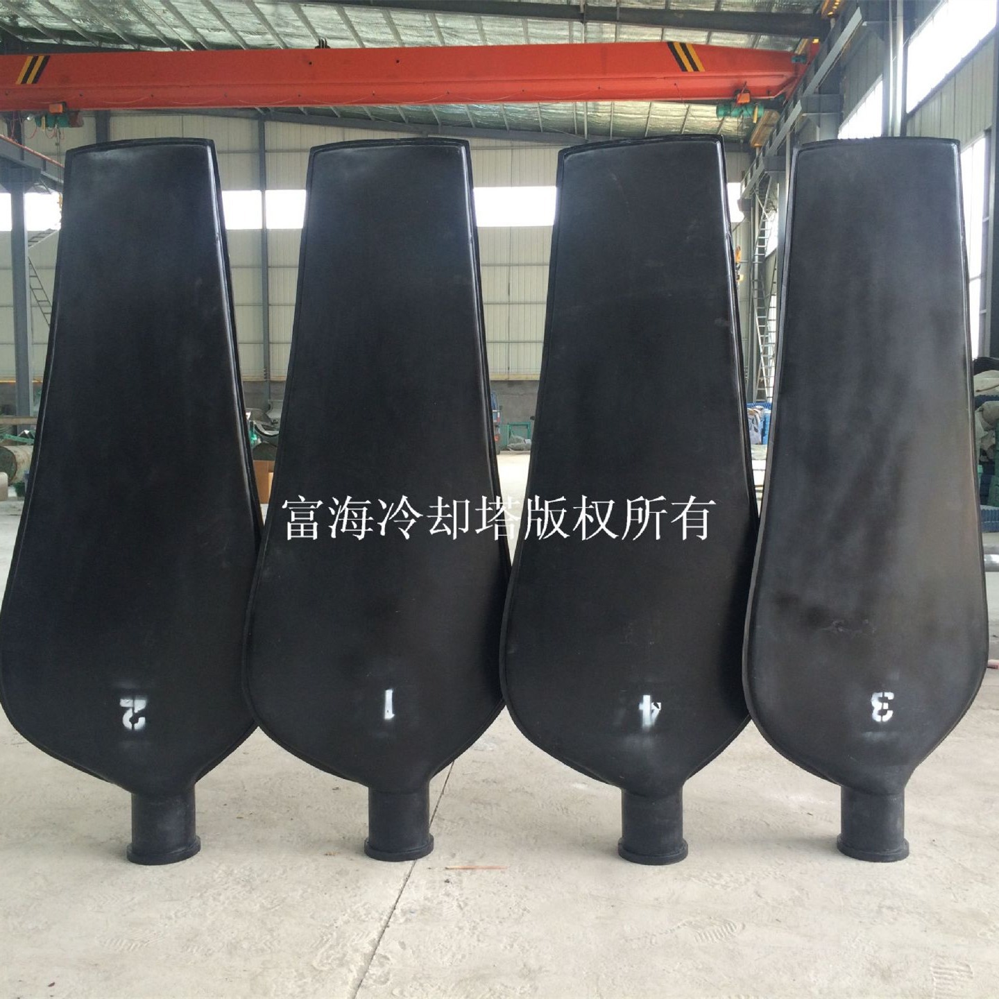 供应冷却塔风机用玻璃钢叶片玻璃钢冷却塔风叶直径3.4m玻璃钢风机