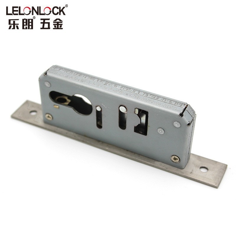 Personalizado acero inoxidable 30 un solo canal de lengua puerta cuerpo de cerradura puerta invisible puerta de aleación de aluminio marco puerta cuerpo de cerradura de tierra