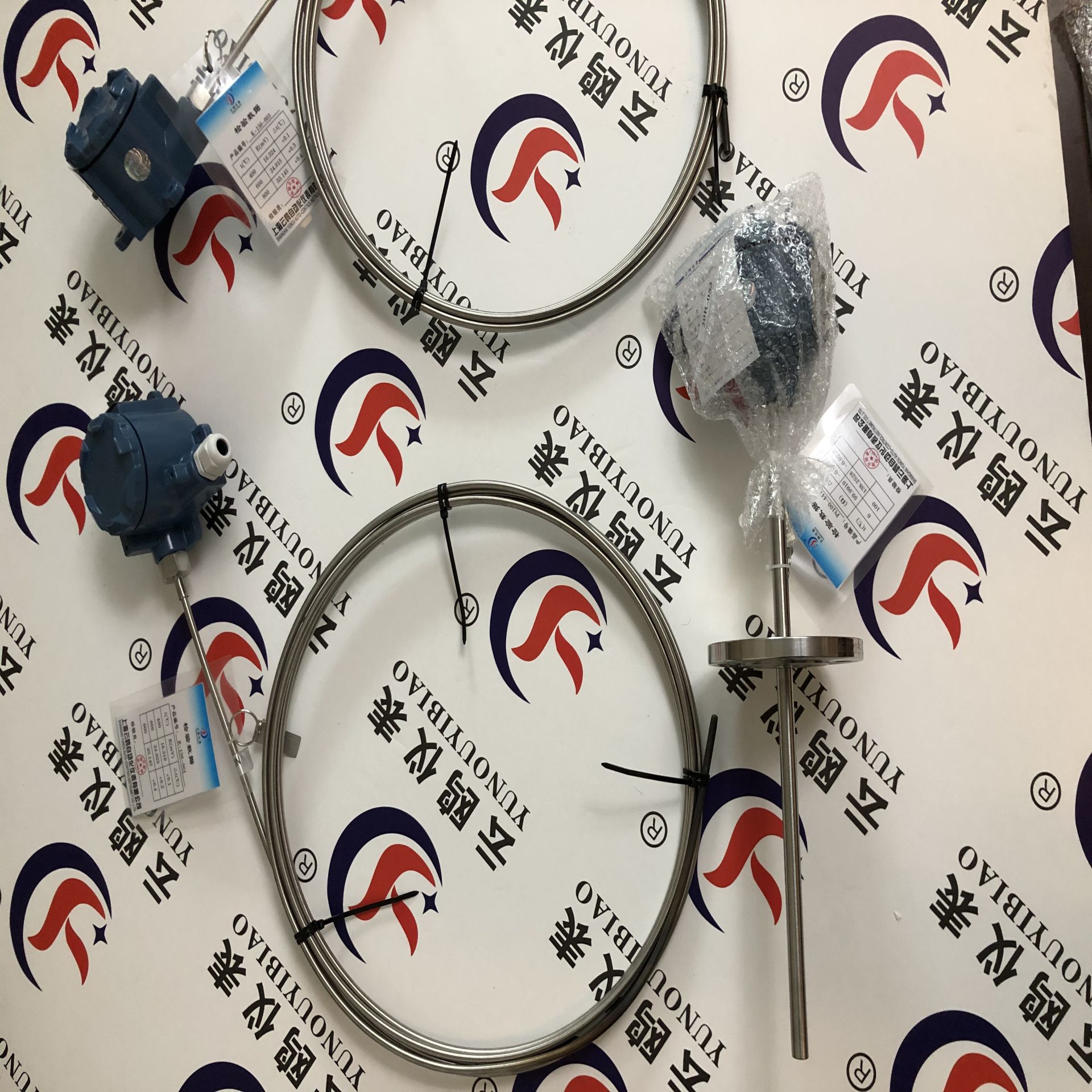 WRNK-591固定卡套法兰式双支铠装热电偶WRFK-271WRCK-101