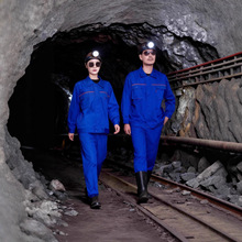 厂家批发春秋长袖反光芽工作服汽修工车间工厂耐脏耐脏劳保服工装