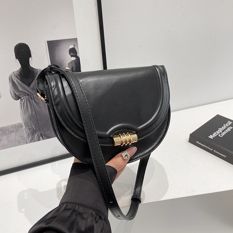 Borsa a sella da donna, borsa a tracolla rétro elegante_voghion.com