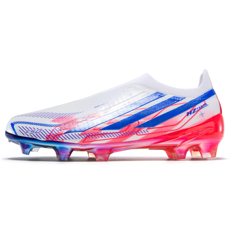 Zapatos de Fútbol para Entrenamiento de TPU y Gamuza Ligeros y de Corte Bajo para Césped Natural y Artificial