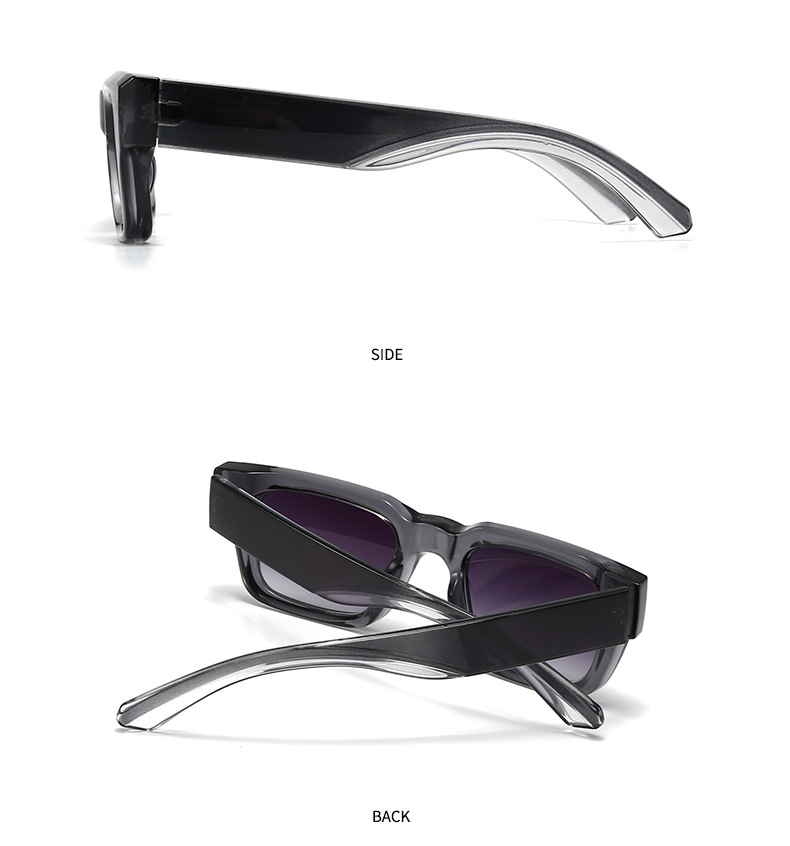 Gränsöverskridande fyrkantiga solglasögon för män moderna vintage Miami Beach UV400 solglasögon herrsolglasögon 3603_voghion.com