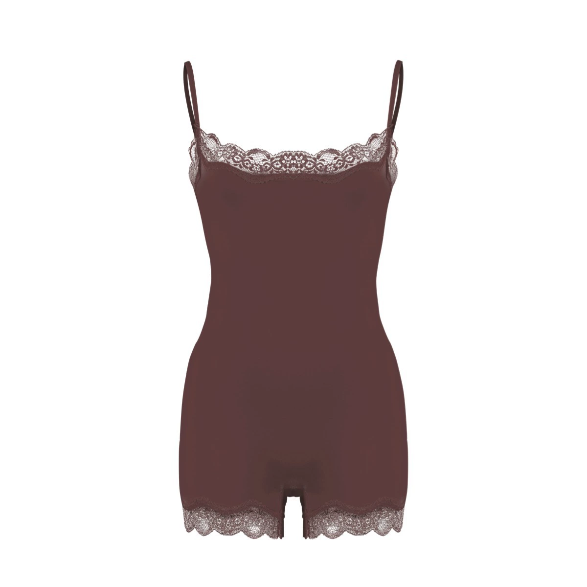Shapewear bodysuit, corrective lace one-piece, lifting effect, women's slimming control