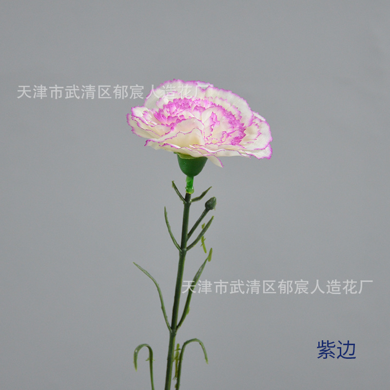 Clavel única flor artificial Día DE LA Madre ramo cesta de flores arreglo de flores centro comercial ambiente de vacaciones modelado diseño